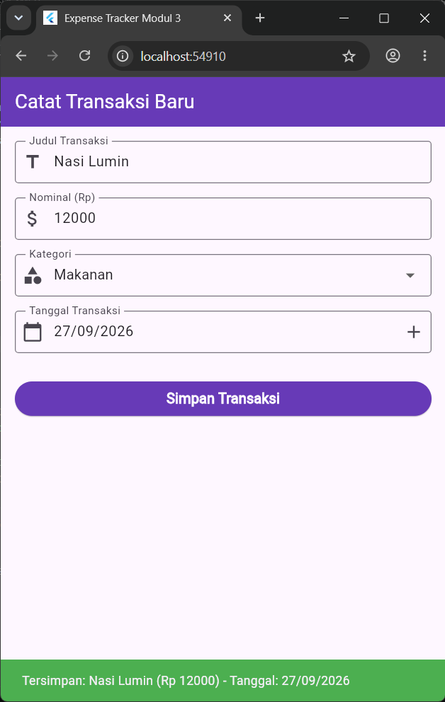 Screenshot Tugas hasil akhir